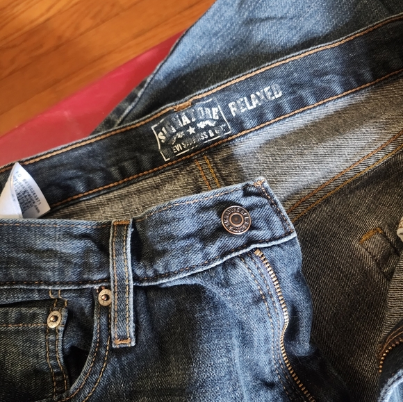 👖👖 2 pairs men's Levi Strauss & Co Signature jeans 36x32 relaxed fit - Picture 8 of 16